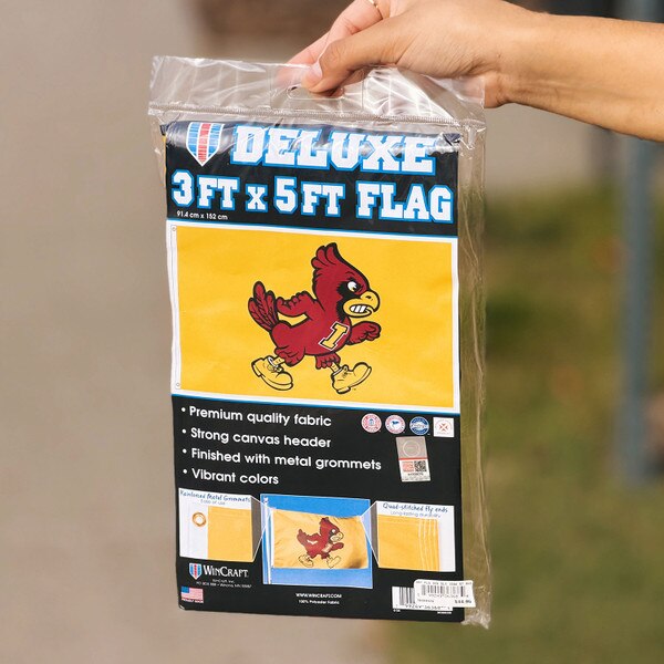 Walking Cy Gold Deluxe Flag (3'x5')